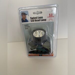 Harbor Freight 50 Lumens Swivel Lens LED Head Lamp 64073 NOS
